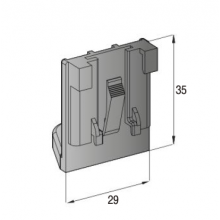 PRITRDILNA PLOŠČICA L PROFIL - MOŠKA