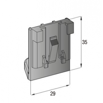 PRITRDILNA PLOŠČICA L PROFIL - MOŠKA