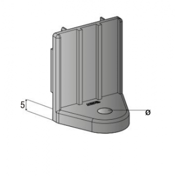PRITRDILNA PLOŠČICA L PROFIL - ŽENSKA