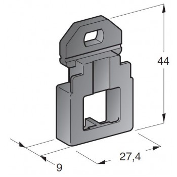 DRŽALO ZA NOSILEC VAROVALKE