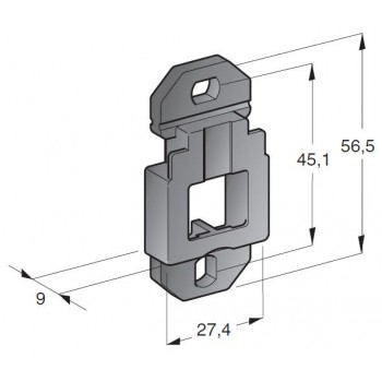 DRŽALO ZA NOSILEC VAROVALKE
