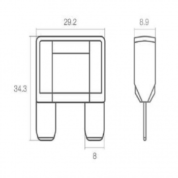 VAROVALKA MAXIVAL® 100A VIOLA 0600970