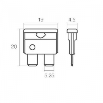 VAROVALKA UNIVAL® 4A ROZA 0600401