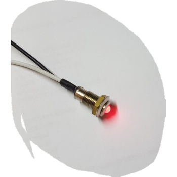 LED signalna lučka 12V-24V RDEČA 1913