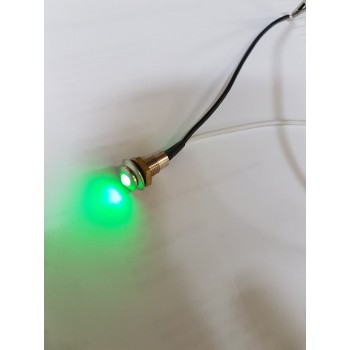 LED signalna lučka 12V-24V ZELENA 1914