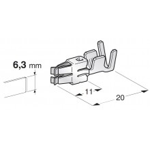 KABELSKI KONČNIK FOR SEAL CONNECTORS SPT F630 1102050