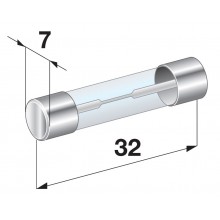 VAROVALKA GLASS 10A 7x32 0435300